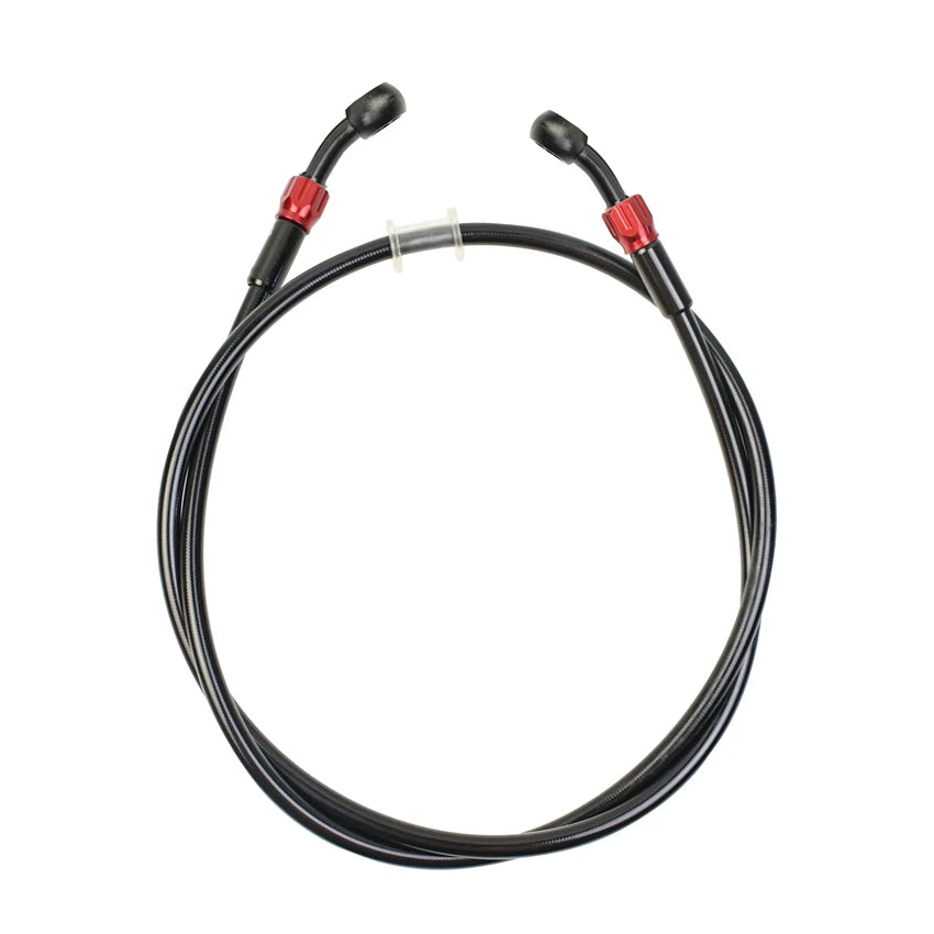 Motorcycle Brake Hose AN3 Hydraulic Braided Brake Line with 360 Degree Rotatable banjo Fit M10 Fit for ATV Pit Dirt Street Racin
