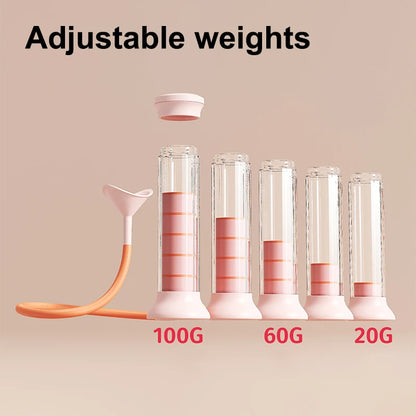【M】Adjustable Diaphragm Breathing Dumbbell Trainer With Counter Abdominal Muscle Trainer Deep Breathing Exercise Lung Capacity
