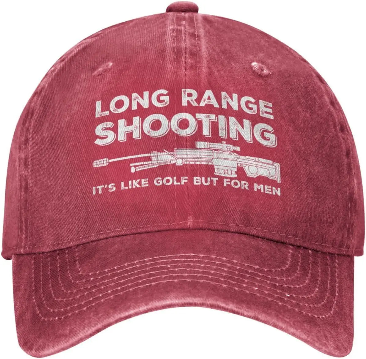 Funny Hat Long Ranges Shooting It's Like Golf But for Men Hat Men Dad Hats Cool Caps