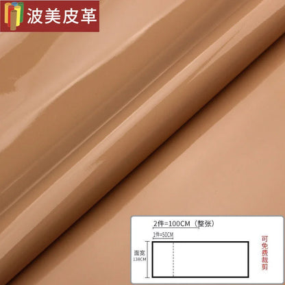 Pvc Patent Leather Fabric By The Meter for Jacket Skirt Bag Clothes Diy Sewing Cloth Waterproof Slightly Hard Wearable Glossy