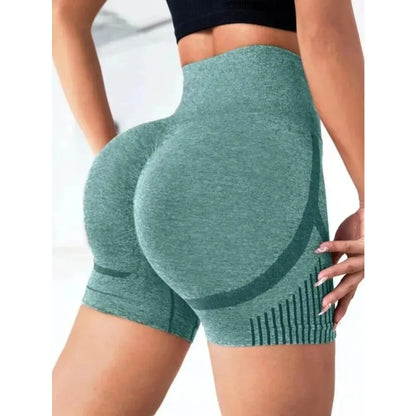 1Pcs Women Yoga Shorts High Waist Workout Shorts Fitness Yoga Lift Butt Fitness Ladies Yoga Gym Running Short Pants Sportswear