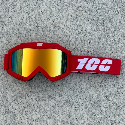 100 Motorcycle Goggles For Men Motocross Sunglasses Safety Protective MX ATV Ski Helmet Goggles vintage Driving Glasses