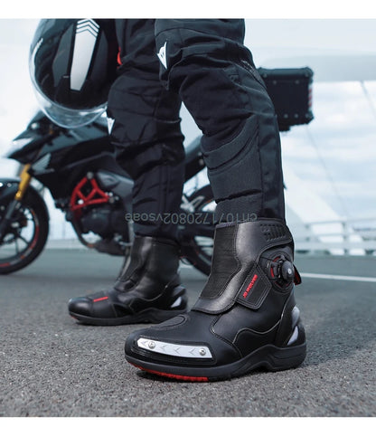 Motorcycle Boots Racing Off-road Shoes Breathable Non-slip High-top Motorcycle Professional Waterproof Mountain Bike Boots