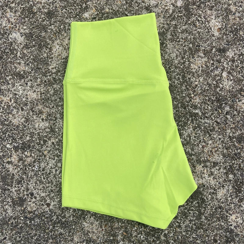 High Waist Yoga Shorts Gym Sports Shorts Women Plus Size Tight Short Leggings Stretchy Comfortable Running Cycling Sportswear
