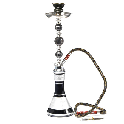 DEJAYA Travel Glass Shisha Hookah Pipe Chicha Narguile Completo Nargile with Sheesha Ceramic Bowl Charcoal Tongs Accessories