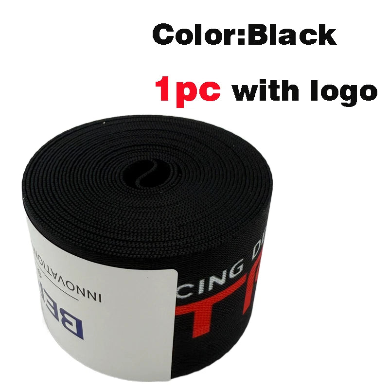 4pc New Auto Car Seat Belt Seatbelt Webbing Nylon 3.6M Universal Racing Car Modified Seat Safety Belts Harness Strap with logo