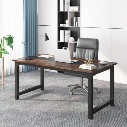 Tribesigns Large Office Desk Computer Table Study Writing Desk Workstation for Home Office Modern Computer Desk