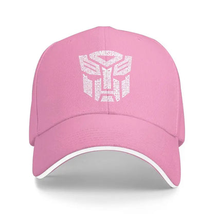 Transformer Autobots Film Print Baseball Cap Sandwich Hats Men Women Adjustable Snapback Caps Summer Sun Protection Hat
