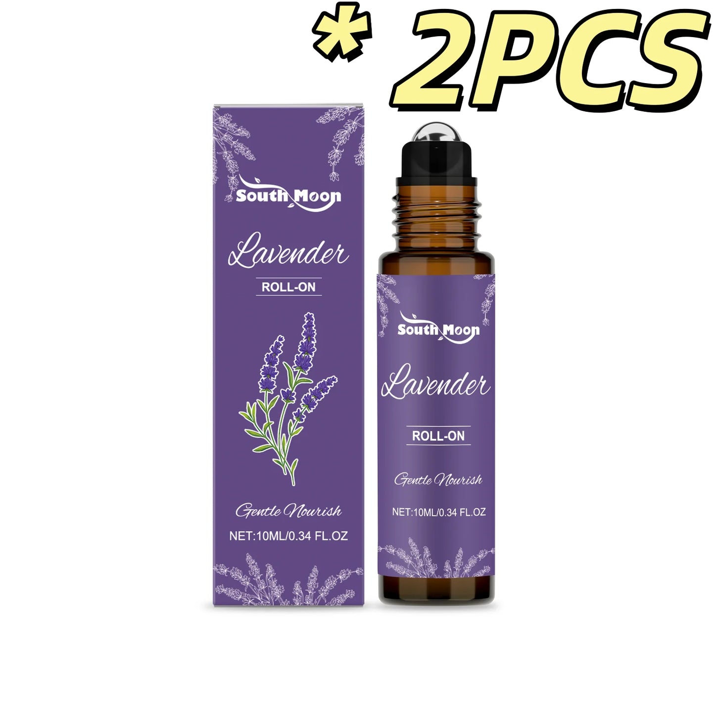 Lavender Body Fragrance Essential Oil Relaxing Mood Improve Anxiety Soothing Skin Lasting Fragrance Portable Body Care Essence
