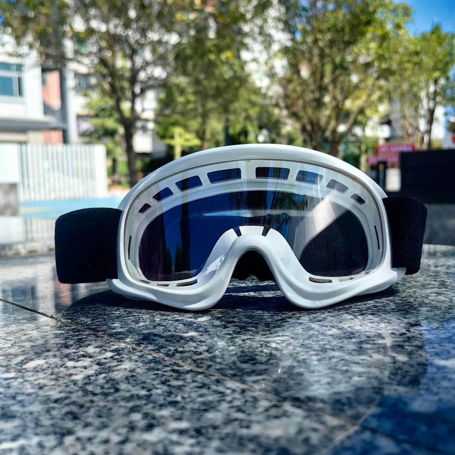 Kids Motorcycle Goggles - UV Protection Riding Glasses for Boys & Girls, Dirt Bike & ATV Windproof Eyewear