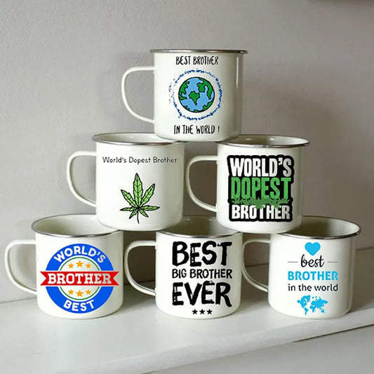 Brother Birthday Gifts Worlds Best Brother Mug Breakfast Tableware Breakfast Cups Coffee Mugs Gift for Brother