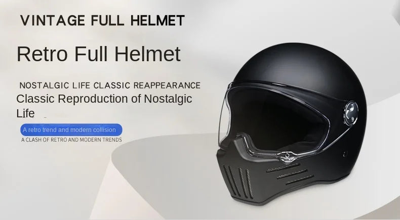 Retro motorcycle helmet Casco cruising motorcycle rider modular helmet full helmet with Bluetooth earphones included ORZ-728