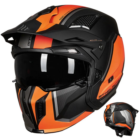 MT New Full Face Helmet Motorcycle Helmets Modular High Quality DOT ECE Approved Personality Off Road Moto Helmets Fashion