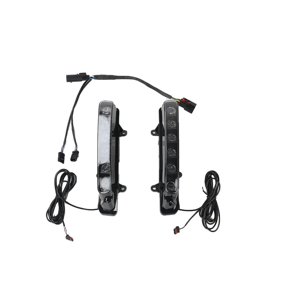 Motorcycle Fairing Undercover Turn Signal LED Daytime Running Light Integrated Design For Touring CVO Street Road Glide 23up