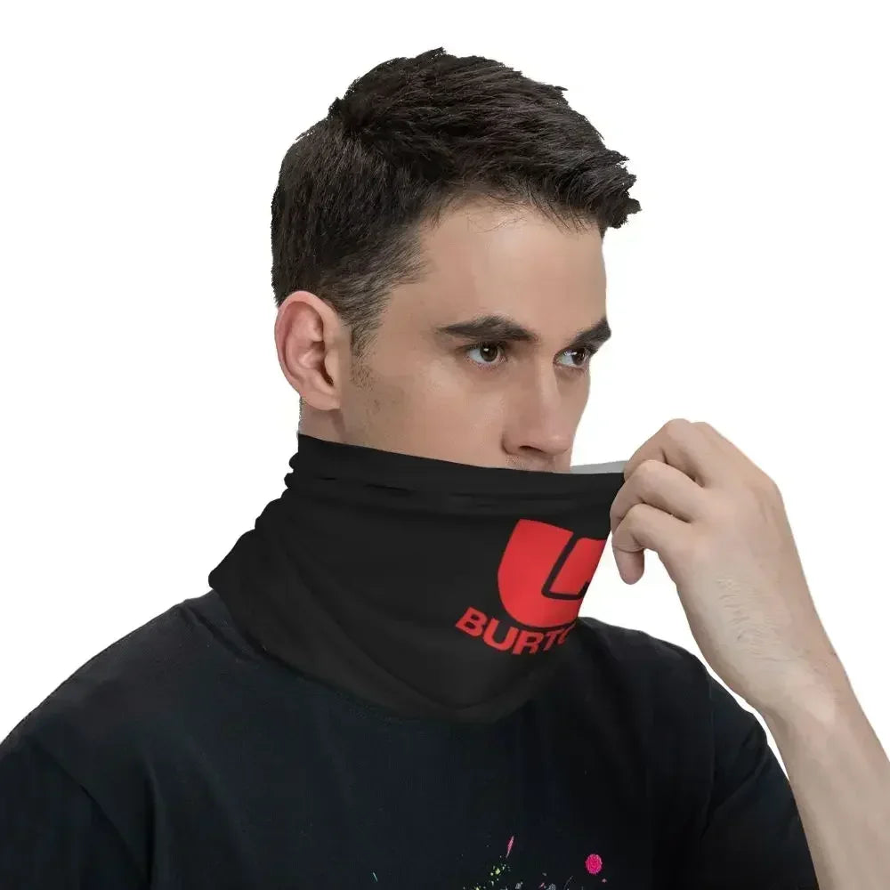 Burton Snowboard Sportive Bandana Neck Cover Printed Wrap Scarf Multifunction Balaclava Outdoor Sports For Men Women Adult