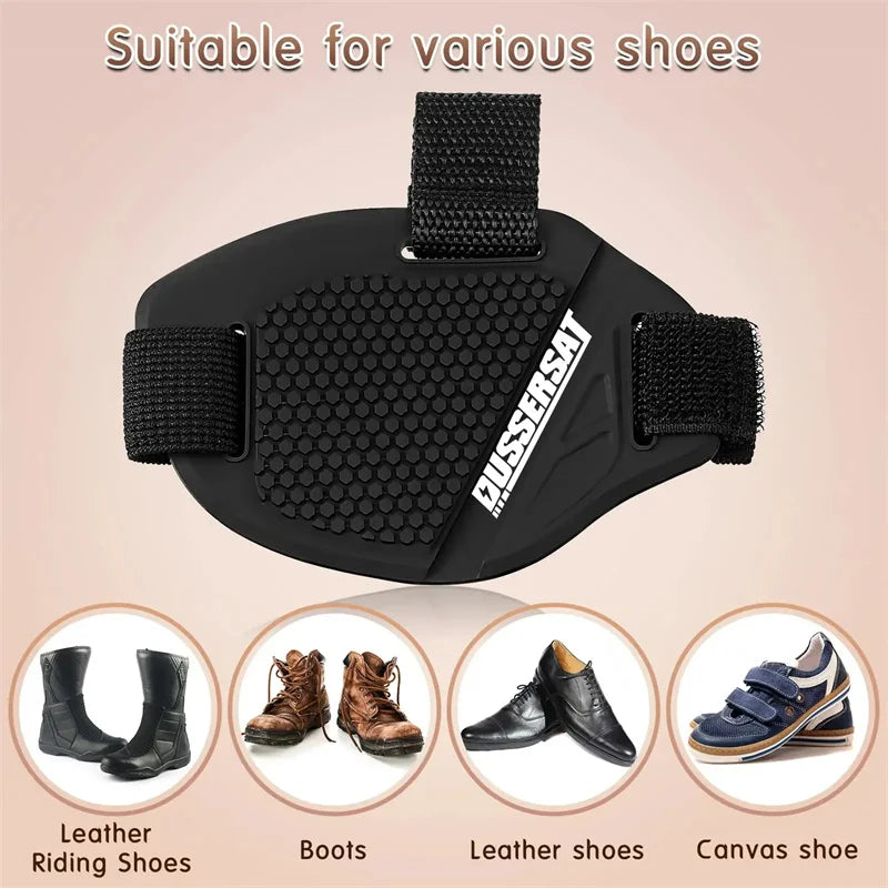 Motorcycle Boot Protection Pad Rubber Boot Protection Cover Adjustable Protection Anti-slip Pad Motorcycle Shoe Protection