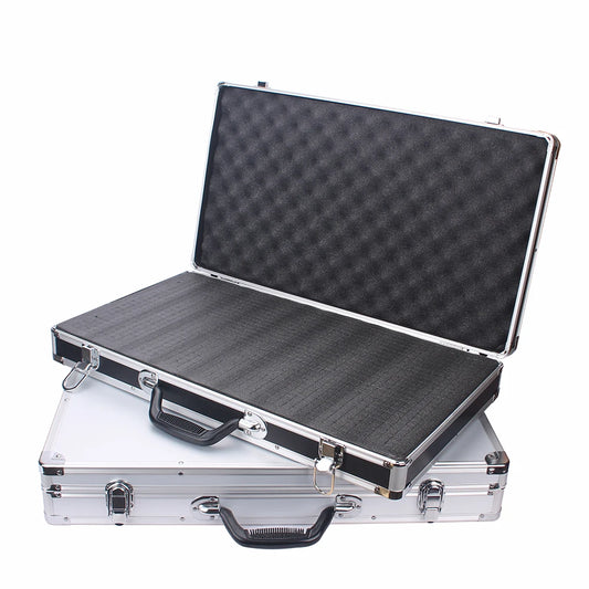 Tool Box Aluminium Equipment Case Protable Toolbox for Mechanic Large Capacity Suitcase Hard Case 58x32x8.5cm Rectangular toolbo