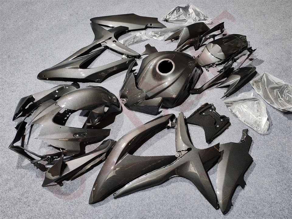 Carbon Fibre Gloss Motorcycle Fairings for Gsxr 600 750 K8 2008 2009 2010 Fairing Kit Gsxr600 Gsxr750 08-10 Bodyframe Cowl Shell