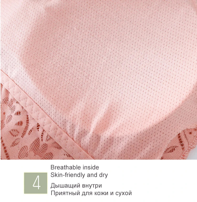 Breathable Female Vest Sexy Lace Bra Beauty Back Women Wire Free Push Up Bralette Underwear Seamless Wireless Gather Brassiere