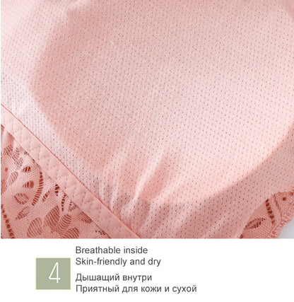 Breathable Female Vest Sexy Lace Bra Beauty Back Women Wire Free Push Up Bralette Underwear Seamless Wireless Gather Brassiere