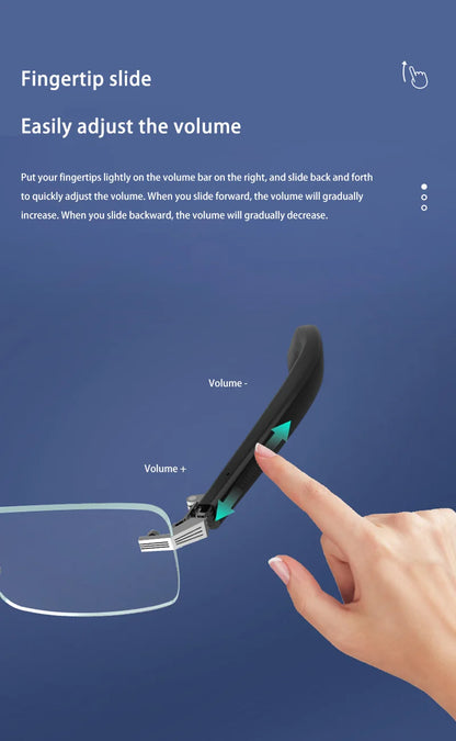 Smart Bluetooth Glasses Wireless Headphones Polarized Glasses Super Long Standby Call Audio Voice Assistant Smart Glasses