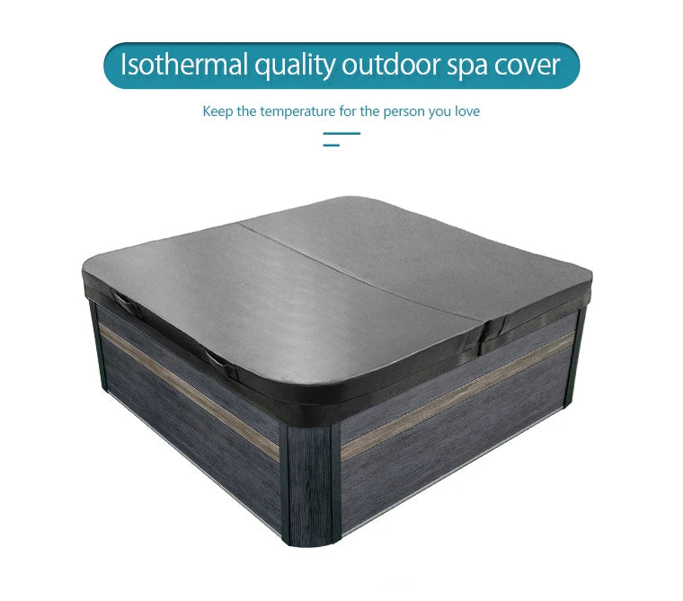 Outdoor Portable Massage Spa, 130 Jet Inflatable Hot Tub Pool, Heated Whirlpool for Couples & Garden Party