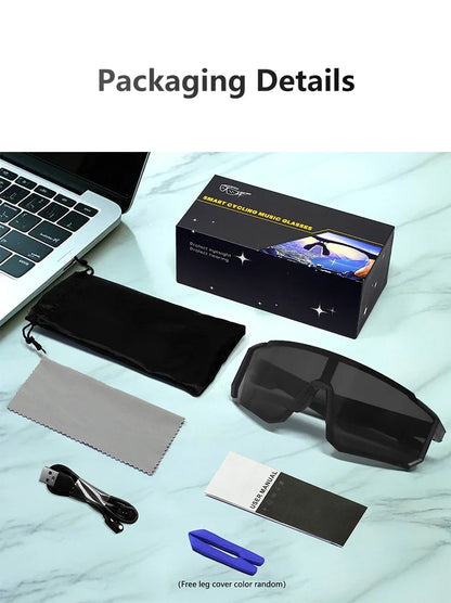 QY-Pro1 Bluetooth Smart Glasses AI Intelligent Translation Sunglasses Voice Remote Control Music Eyewear Waterproof Eyeglasses