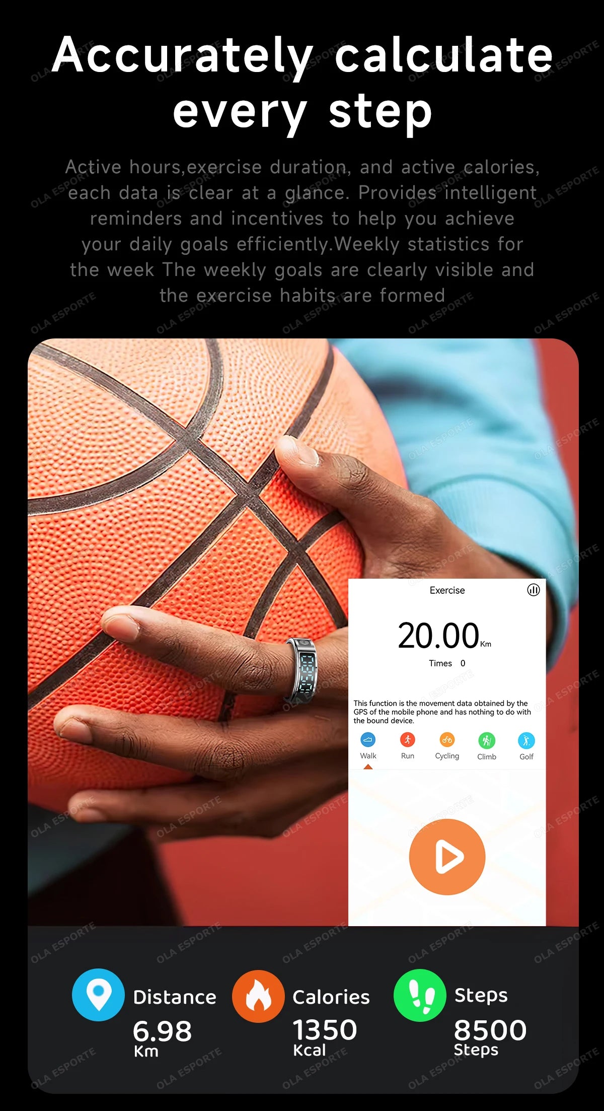 Display Screen Smart Ring Bluetooth Connection Heart Rate Sleep Monitoring Multi-function Ring Multiple Sports Modes Waterproof