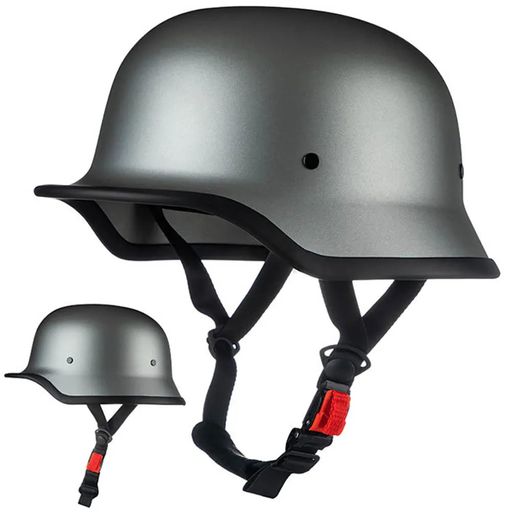 Motorcycle German Style Scoop Helmet Retro Half Helmet For Men And Women Summer Cruising Electric Bike Helmet DOT Approved