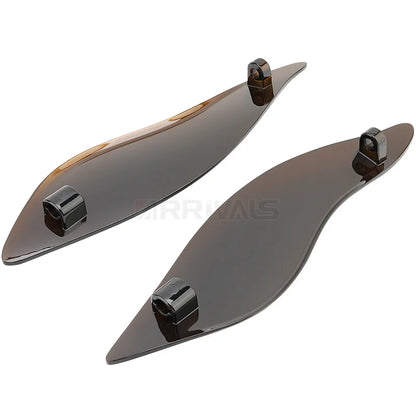 Motorcycle Adjustable Side Wing Windshield Smoke Air Deflector For Harley Touring Ultra Limited Electra Street Glide 2014-2023