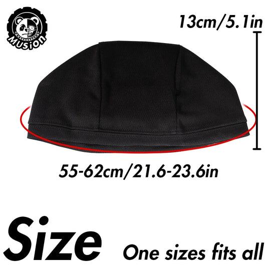 Musion Mesh Helmet Liner Absorb Sweat Absorb Sweat Quick-Drying Running Sport  Cap for Biker