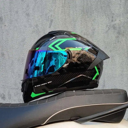 dual-lens Motocross helmet Professional racing dual lens safety helmet, off-road motorcycle full face protector, approved by DOT