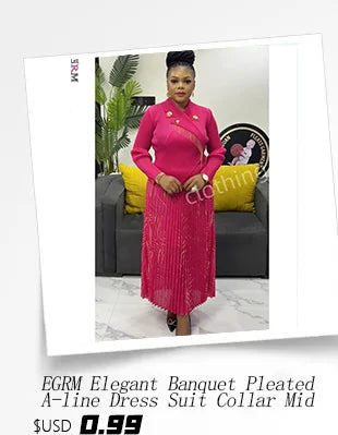EGRM Miyake Pleated Robe Plus Size Women's Dresses Sets Fashion Strapless Skirt Cardigan Trench Coat Party Dress 2-Piece Set