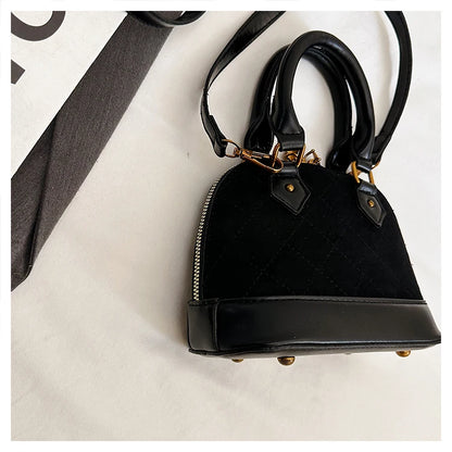 Trend Luxury Designer Ladies Handbag Women's Vintage PU Leather Shell Bag Casual Crossbody Bags for Women Shoulder Bag for Phone