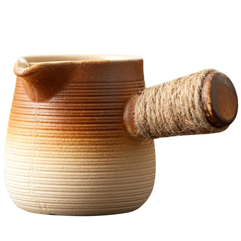 Ceramic Baked Milk Tea Pot Can Be Dry Boiled Boiled Tea Warm Milk Pot Teapot Tea Infuser