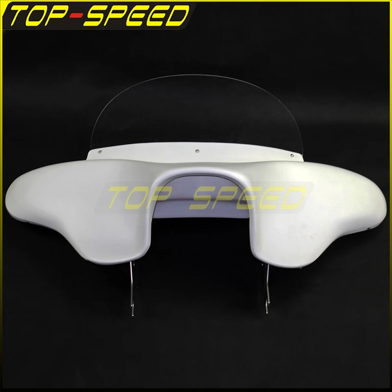 For Harley Touring Road King 1994-2013 Batwing Fairing & Wind Shield & Mount Bracket 6x9 Speaker Headlight Fairing FLHR FLHRI