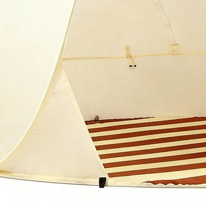 Beach Tent 3/4 Person Easy Pop Camping Canopy Beach Shelter with Ventilating Mesh Window for Outdoor Camping Picnic Garden