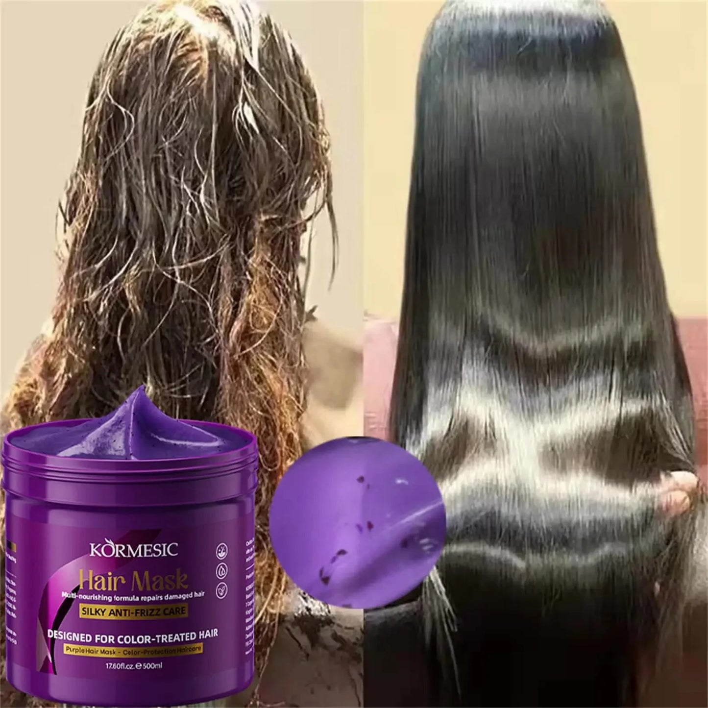 Magical Keratin Hair Mask 5 Seconds Repair Damaged Frizzy Hair Soft Smooth Shiny Nutrition Deep Moisturize Nourishing Hair Care