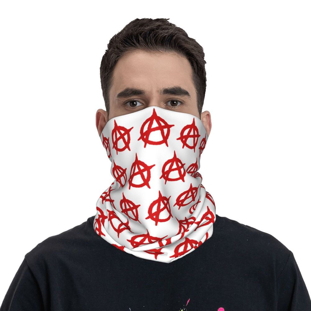 Custom 1 Percenter Essential Sons Bandana Neck Gaiter for Ski Camping Men Women Wrap Scarf TV Show Anarchy Headband Warmer