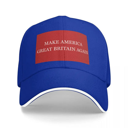 MAKE AMERICA GREAT BRITAIN AGAIN Baseball Cap Vintage Kids Hat designer cap fishing hat Women's Men's
