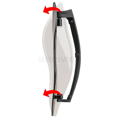 Motorcycle Adjustable Side Wing Windshield Smoke Air Deflector For Harley Touring Ultra Limited Electra Street Glide 2014-2023