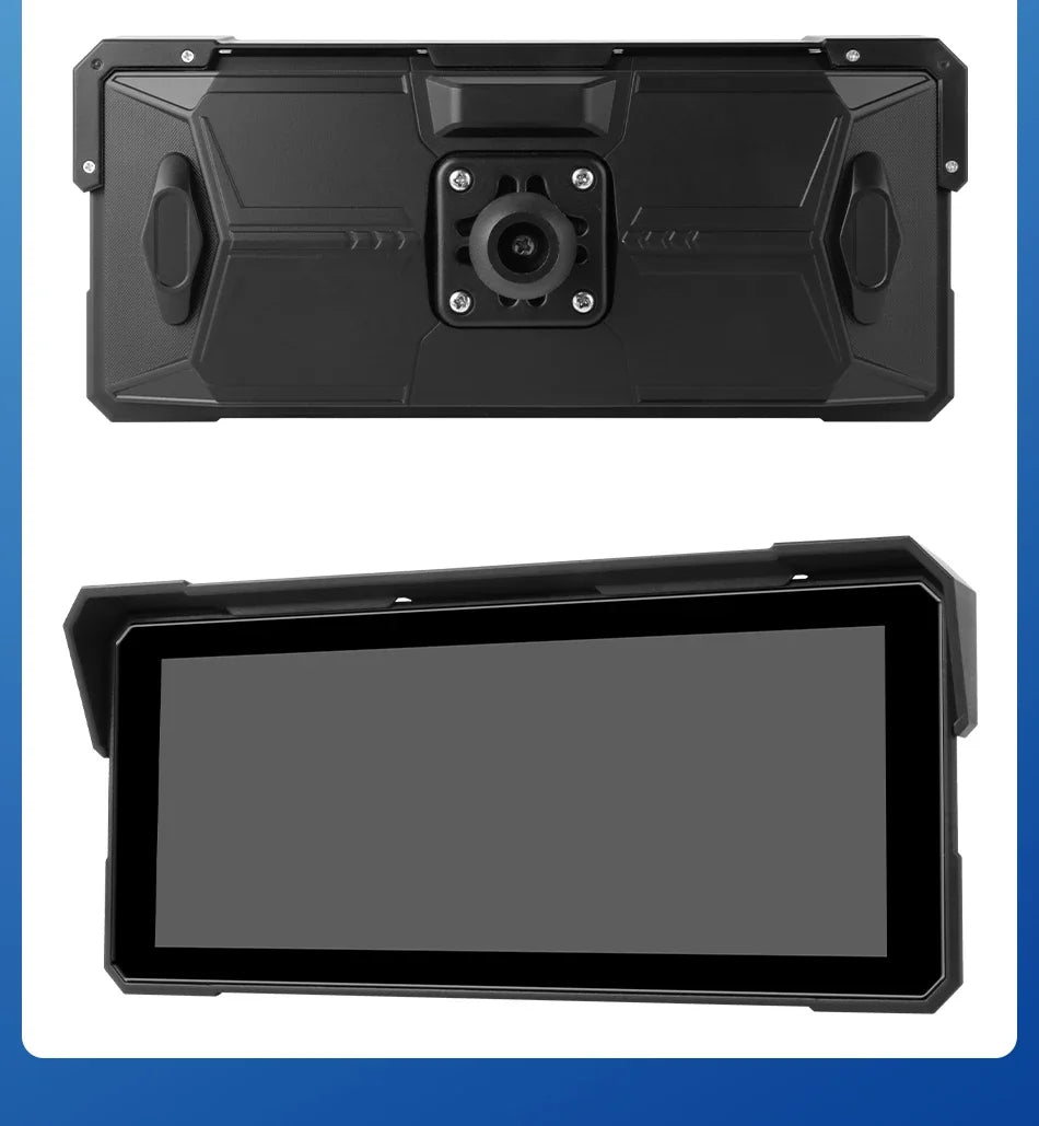 Jansite Portable 7/8.1 inch IP67 Waterproof Motorcycle 4K DVR GPS Navigation Wireless Carplay Android Auto Moto Recorder Monitor