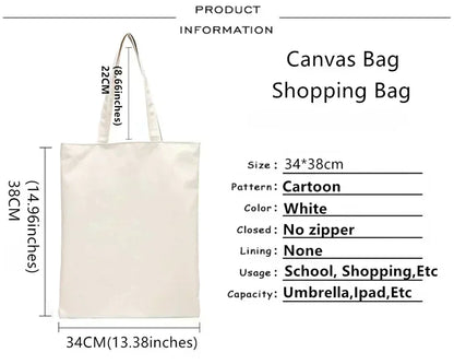 Today I Choose Sunflowers Canvas Shoulder Tote Bag School Bag Handbag & Shopping Gift Bag Perfect for Outdoors Travel Gift
