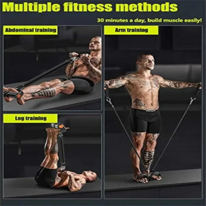 1 PCS Resistance Band With Handles Elastic Pull  Rope For  Waist Arm  Leg Workout Home Fitness Exercise Equipment Multi Function