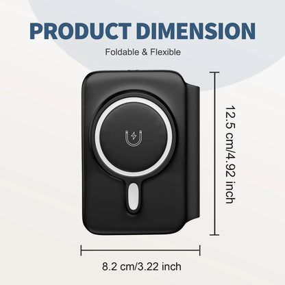 15W Magnetic 3 in 1 Wireless Charger Station Foldable Fast Charging  Type-C For iPhone 17 16 15 14 Xiaomi SAMSUNG iWatch AirPods