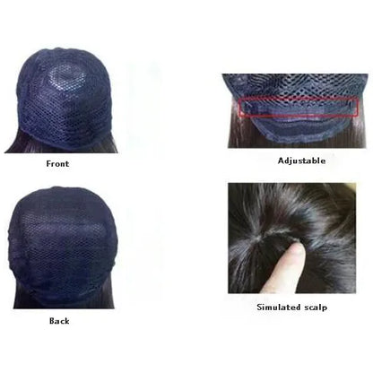 Long Black Lace Front Wig Synthetic Wigs Baby Hair Women Lace Wig Natural High Density Heat Resistant Wavy Cosplay Wig
