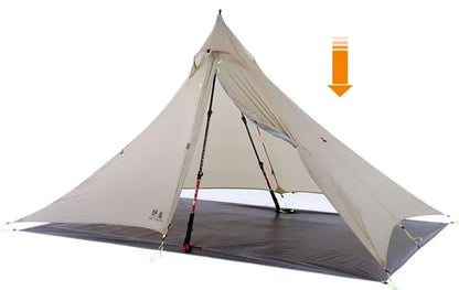 ASTA GEAR Fengyin2 Pyramid Tent Outdoor Ultralight 20D nylon Tent Camping Windproof Hiking Backpacking