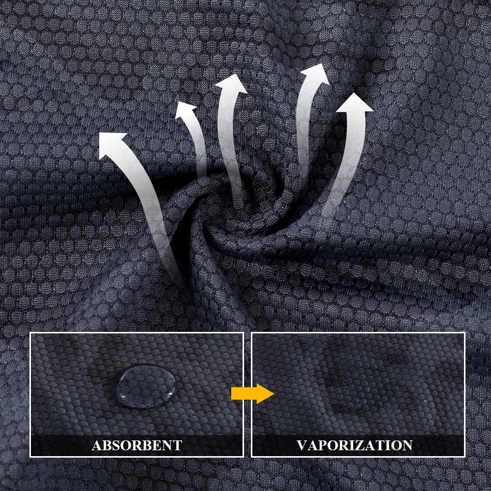 Motorcycle Cooling Full Face Mask Summer Breathable Motorbike Riding Hood Neck Cover Motocross Cycling Helmet Headgear