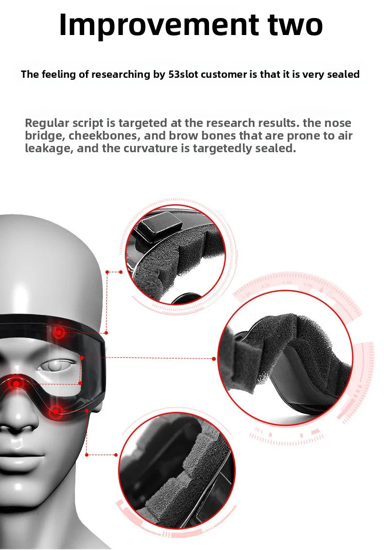 RIDE Dust-proof Eyeglasses Motorcycle Goggles Glasses Men Women Eye Protect Off-road Cycling Safety Anti Dust Glasses Protection