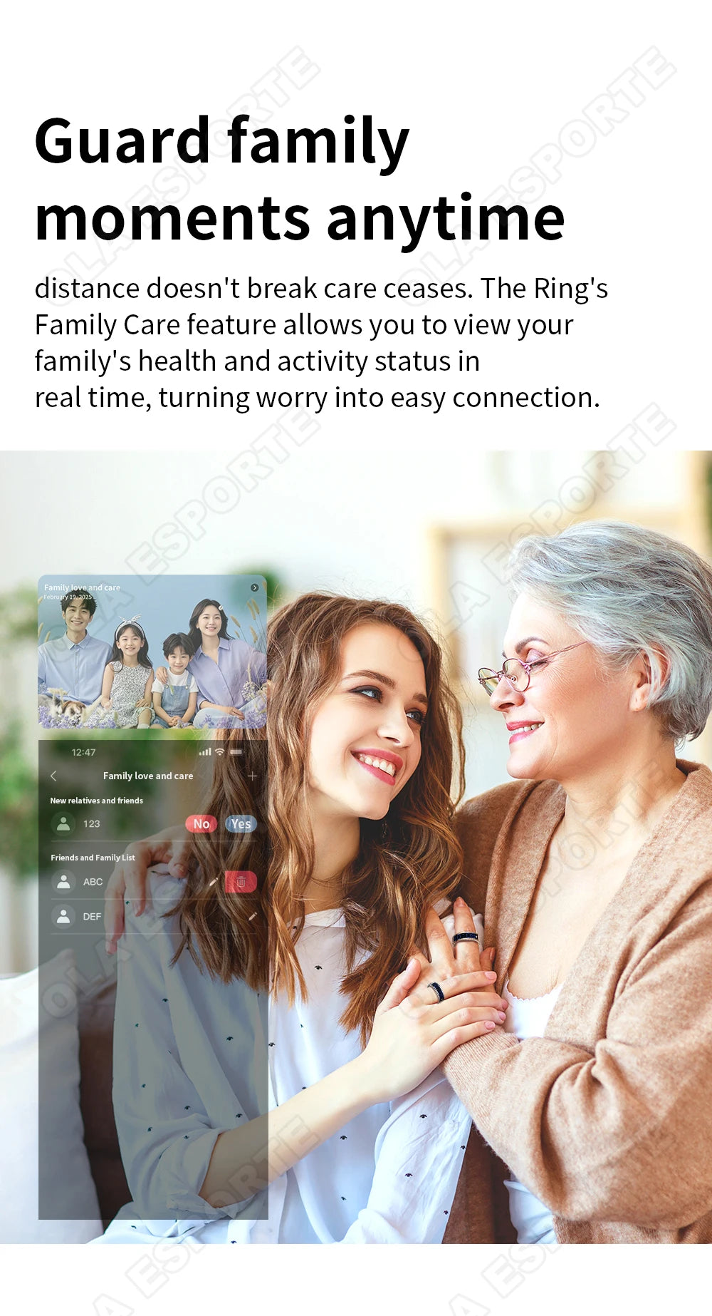 Display Screen Smart Ring Bluetooth Connection Heart Rate Sleep Monitoring Multi-function Ring Multiple Sports Modes Waterproof
